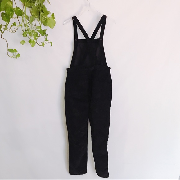 madewell velvet overalls